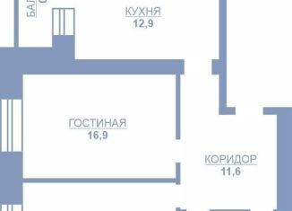 Продам 2-ком. квартиру, 63.1 м2, Тамбовская область, улица Подвойского, 6В