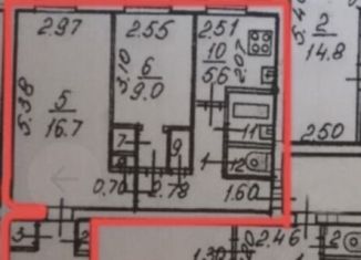 3-комнатная квартира в аренду, 55 м2, Санкт-Петербург, проспект Славы, 16, Фрунзенский район