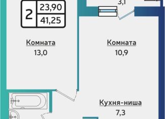 Продается 2-ком. квартира, 41.6 м2, Ижевск, Устиновский район