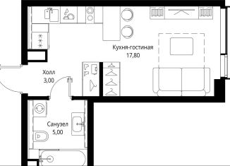 Продаю квартиру студию, 25.8 м2, Москва, район Покровское-Стрешнево