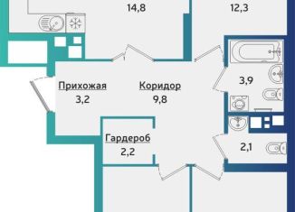 Продажа 4-ком. квартиры, 84.9 м2, Удмуртия