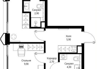 Продажа 2-комнатной квартиры, 61.9 м2, Москва, район Покровское-Стрешнево