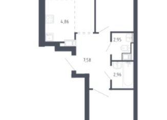 Продается двухкомнатная квартира, 58.7 м2, Москва, Ленинградское шоссе, 229Ак1, Молжаниновский район