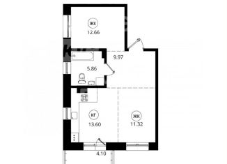 Продается 2-ком. квартира, 58 м2, Иркутск, Октябрьский округ, улица Юрия Левитанского, 12