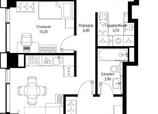 Продажа трехкомнатной квартиры, 74.2 м2, Москва, район Покровское-Стрешнево