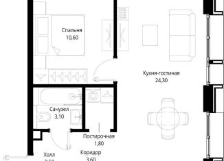 Продаю однокомнатную квартиру, 45.9 м2, Москва, район Покровское-Стрешнево