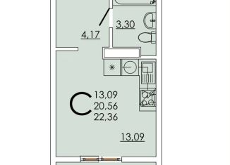 Продается квартира студия, 22.4 м2, Ростов-на-Дону