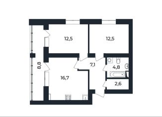 Продажа 2-комнатной квартиры, 60.6 м2, Владимирская область, улица Благополучия, 1к2