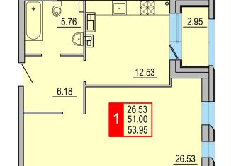 Продается 1-комнатная квартира, 54 м2, Тверская область