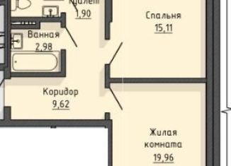 Продажа двухкомнатной квартиры, 61 м2, Старый Оскол, жилой комплекс Оскол Сити, с2