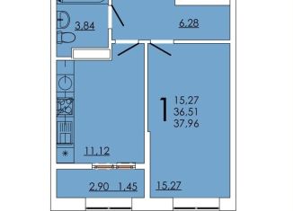 Продам 1-комнатную квартиру, 38 м2, Ростов-на-Дону