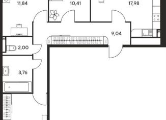 Продам 3-ком. квартиру, 78 м2, Ростов-на-Дону