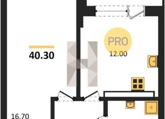 Продается 1-комнатная квартира, 40.3 м2, Новосибирск, метро Сибирская, Овражная улица, 2А