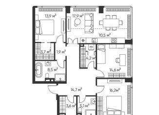 Продаю 4-ком. квартиру, 114.8 м2, Москва