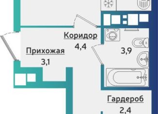 2-комнатная квартира на продажу, 50.4 м2, Ижевск, Устиновский район