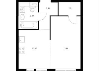 Сдам 1-комнатную квартиру, 36 м2, Москва, Перовское шоссе, 2к3, ЮВАО