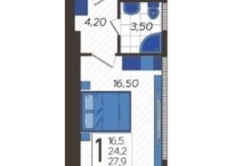 Продаю квартиру студию, 27.9 м2, Сочи, ЖК Летний, улица Искры, 88лит7