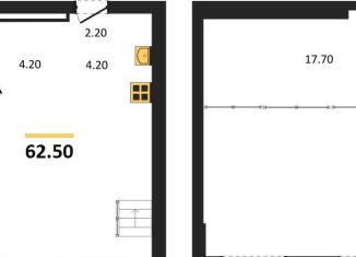 Продам 1-комнатную квартиру, 62.5 м2, Новосибирск, метро Заельцовская