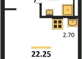 Квартира на продажу студия, 22.2 м2, Химки, жилой комплекс Квартал Ивакино, к3