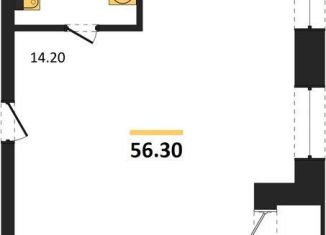 Продам 1-ком. квартиру, 56.3 м2, Новосибирск, Заельцовский район, Красный проспект, 236