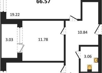 Продается 2-ком. квартира, 66.6 м2, Воронеж