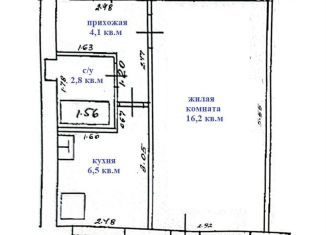 Продам 1-ком. квартиру, 30.4 м2, Уфа, проспект Октября, 170/1