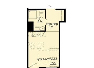 Продается квартира студия, 21.7 м2, Санкт-Петербург, Выборгский район