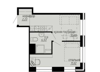 Продается однокомнатная квартира, 30.2 м2, Санкт-Петербург, метро Академическая