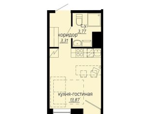 Продаю квартиру студию, 21 м2, Санкт-Петербург, Выборгский район