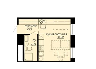 Квартира на продажу студия, 24.2 м2, Санкт-Петербург, Выборгский район