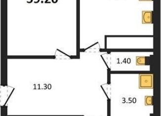 Продается 2-ком. квартира, 59.2 м2, Воронежская область, Цимлянская улица, 10Г