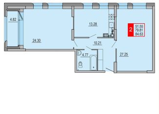 Продаю 2-ком. квартиру, 84.6 м2, Тверь, Петербургское шоссе, 3к1