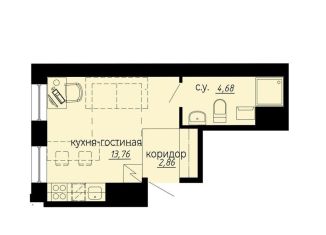 Продам квартиру студию, 21.3 м2, Санкт-Петербург, Выборгский район