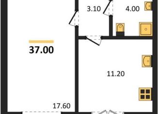 Продаю 1-ком. квартиру, 37 м2, Воронежская область, Цимлянская улица, 10Г