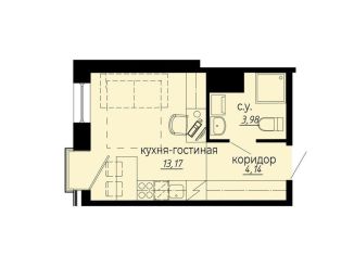 Продам квартиру студию, 21.3 м2, Санкт-Петербург, муниципальный округ Светлановское