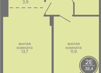 2-ком. квартира на продажу, 38.4 м2, Пермский край, шоссе Космонавтов, 309А