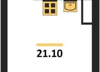 Продается квартира студия, 21.1 м2, Воронежская область, улица Фёдора Тютчева, 105