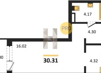 Квартира на продажу студия, 30.3 м2, Воронежская область, Покровская улица, 19