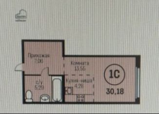 Продам 1-ком. квартиру, 30.2 м2, рабочий поселок Южный, Южный тракт, 15к5