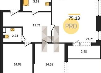 Продажа 2-комнатной квартиры, 75.1 м2, Воронежская область