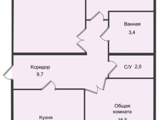 Продам трехкомнатную квартиру, 76.7 м2, Железноводск