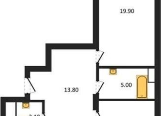 Продается 2-ком. квартира, 83.6 м2, Воронежская область, улица Фёдора Тютчева, 93/4