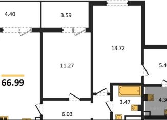 Продаю 2-ком. квартиру, 67 м2, село Новая Усмань