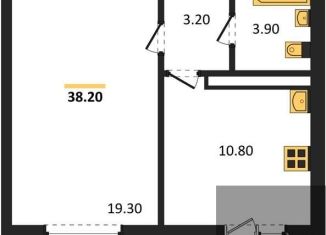 Продажа 1-ком. квартиры, 38.2 м2, Воронежская область, улица Шидловского, 28