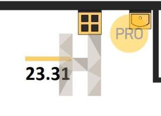 Квартира на продажу студия, 23.3 м2, Воронежская область, Покровская улица, 19