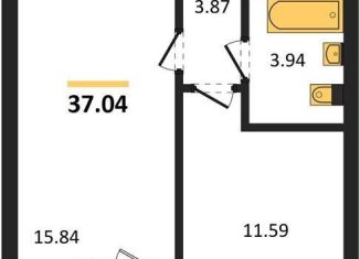 Продаю однокомнатную квартиру, 37 м2, Воронежская область, бульвар Художников, 3