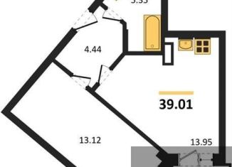 Продаю 1-комнатную квартиру, 39 м2, Воронеж, Электросигнальная улица, 9Ак2