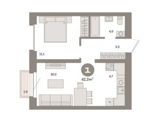 Продажа 1-ком. квартиры, 42.3 м2, Москва, Тагильская улица, 6/5