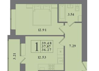 Продам 1-комнатную квартиру, 39.5 м2, Калининград, Московский район, Крейсерская улица, 13к1