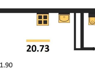 Продается квартира студия, 20.7 м2, Воронежская область